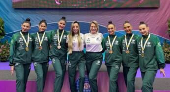 Ginástica Rítmica brasileira fecha etapa da Copa do Mundo de Portimão com três ouros